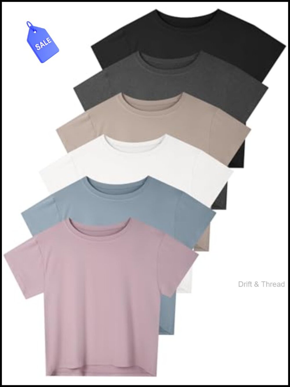 Women's Crop Top Short Sleeve Athletic Workout Loose Fit T-Shirt